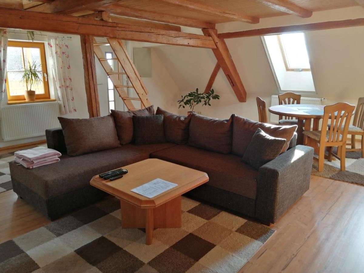 Ferienwohnung Mit Charme Und Blick Auf Dinkelsbuehl Exterior photo